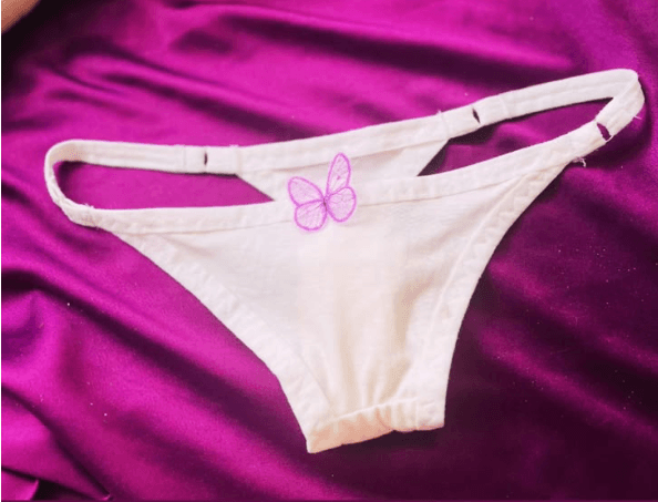 White thong